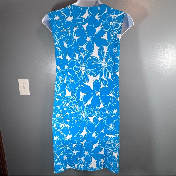 George Blue Floral Sleeveless Shift Dress XL (16–18) - Picture 5 of 13